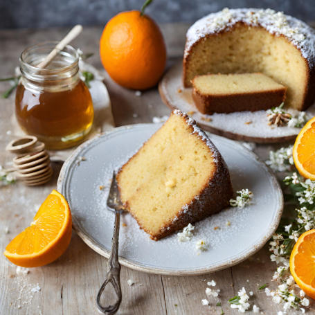 Orangenblüten-Honigtorte 
